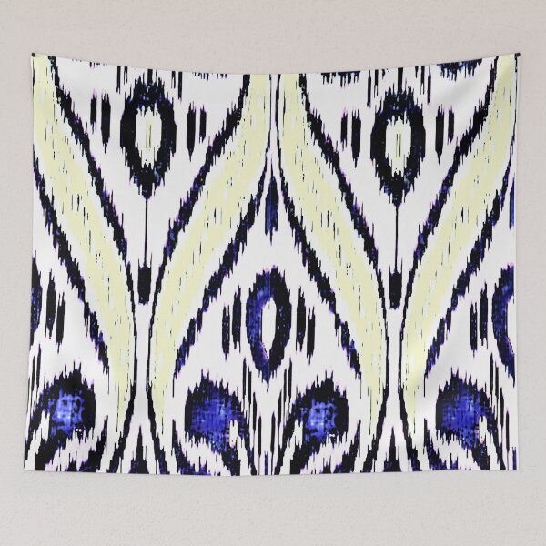 Item preview, Uzbek Ikat floral designs ikat patterns, Uzbek Ikat designs designed and sold by LeFabriqueOuz.