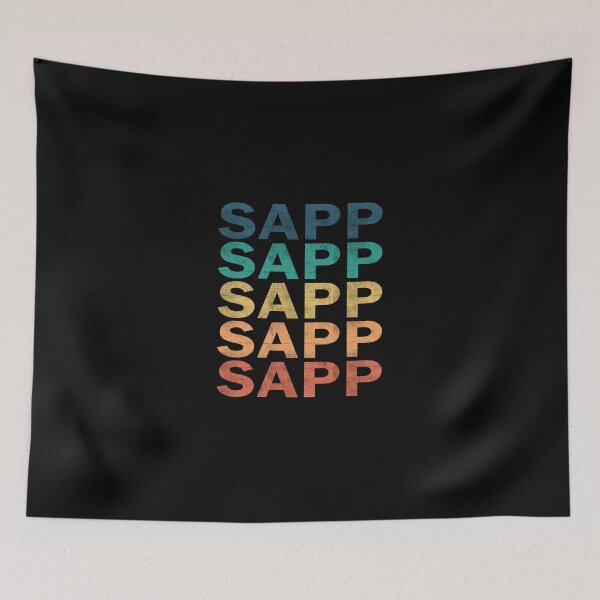 Item preview, Sapp Name T Shirt - Sapp Vintage Retro Name Gift Item Tee designed and sold by aaronmaxi6.