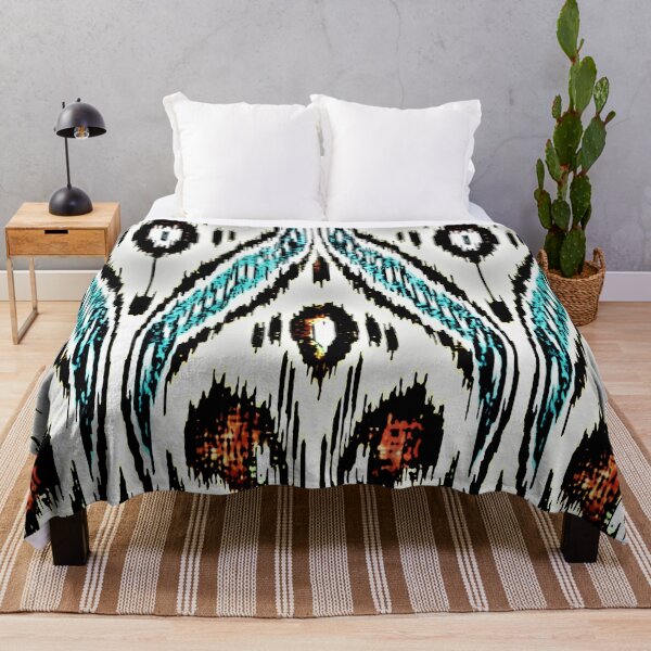 Item preview, Uzbek Ikat floral designs ikat patterns, Uzbek Ikat designs designed and sold by LeFabriqueOuz.