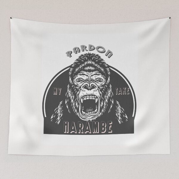 Item preview, pardon my take harambe designed and sold by belka620.