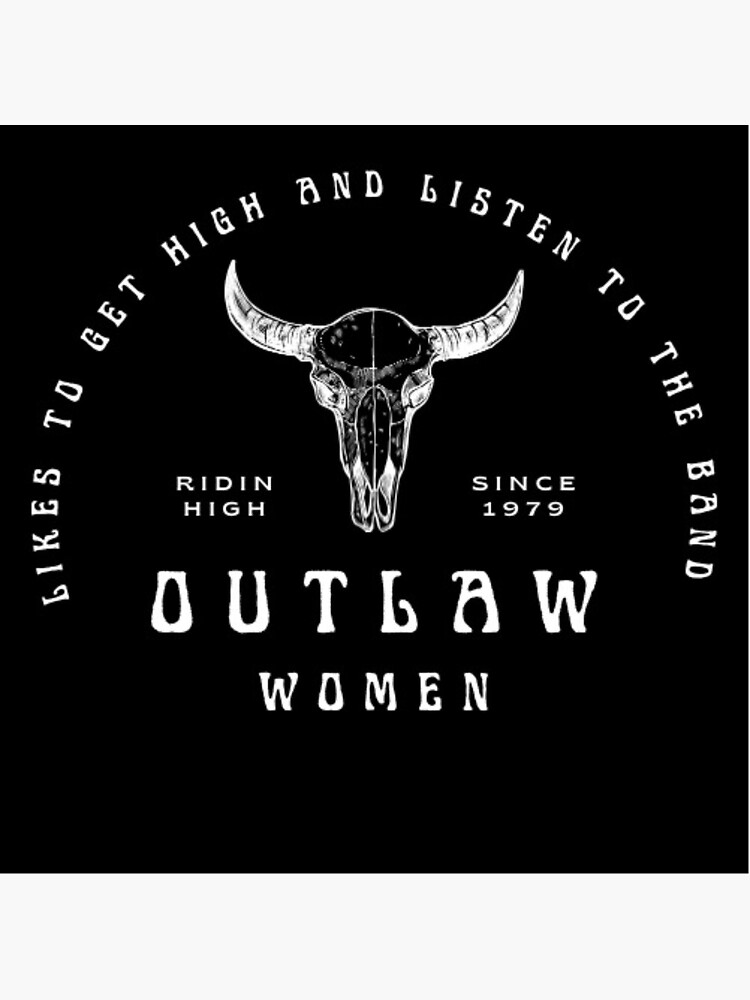 "Outlaw Women (Hank Williams Jr. Lyrics) " Sticker by ColterLyn | Redbubble