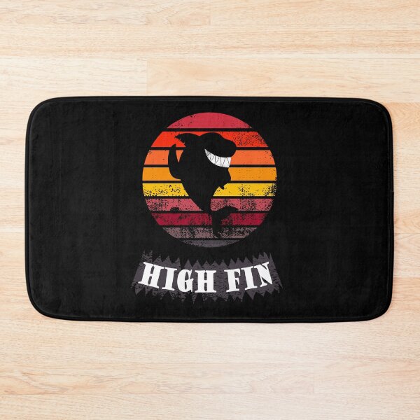 Item preview, Shark High Five or in this case: HAI FIN! (Vintage Sunset Version / English) designed and sold by GiborDesign.