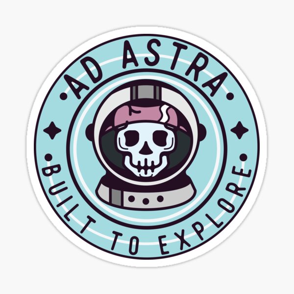 "Ad Astra" Sticker by ChbbyKttns | Redbubble