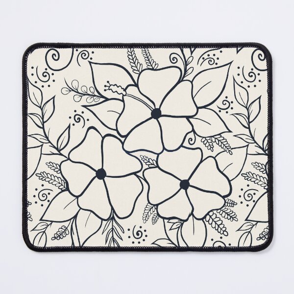 Item preview, batik flower pattern designed and sold by UniqueMw.