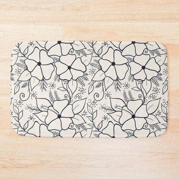 Item preview, batik flower pattern designed and sold by UniqueMw.