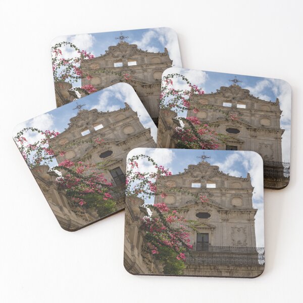 Item preview, Sunlit Pink Bougainvillea at Santa Lucia alla Badia Church in Syracuse, Sicily designed and sold by Georgia Mizuleva.