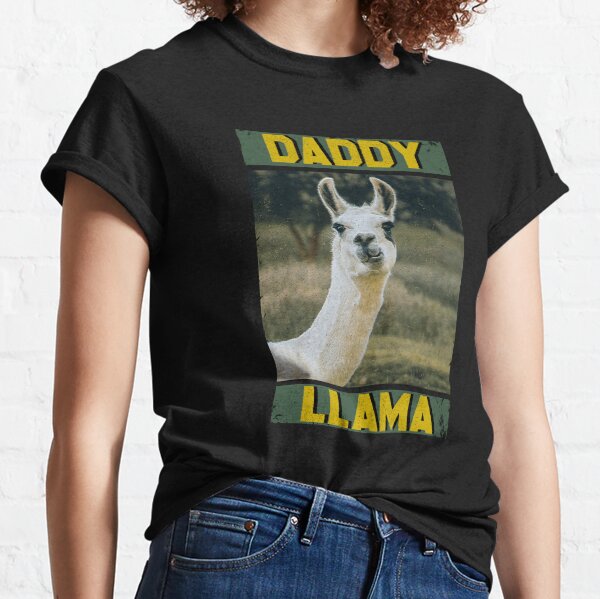 daddy llama shirt