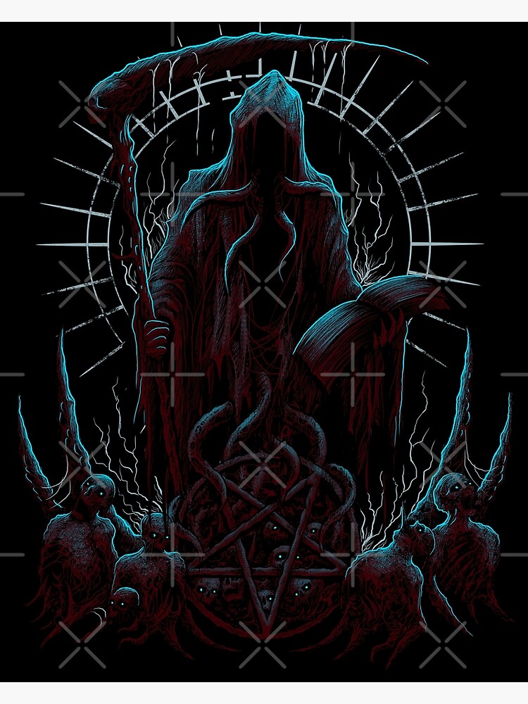 Demon Grim Reaper Poster