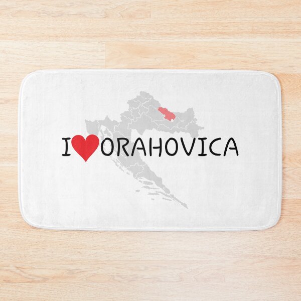Artikelvorschau, "Ich liebe Orahovica" entworfen und verkauft von MC Art Studio.
