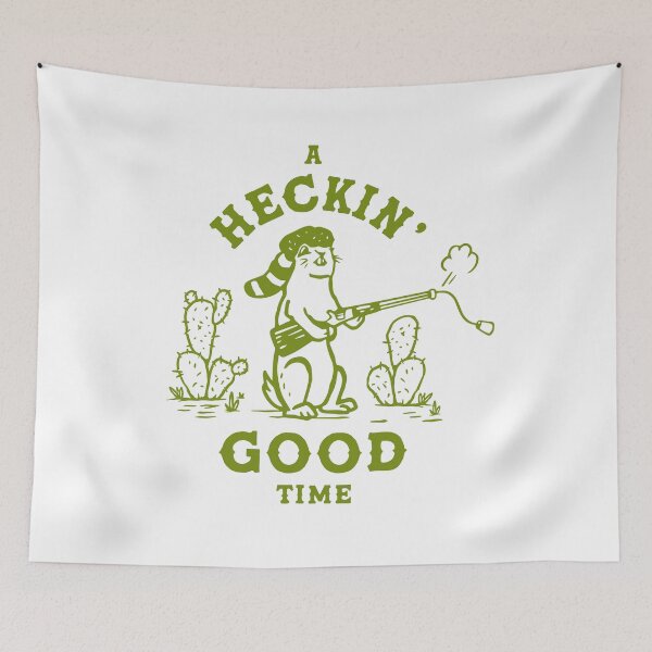Item preview, A Heckin' Good Time: Cute Western Prairie Dog W/ Pop Gun designed and sold by The Whiskey Ginger Design Shop.