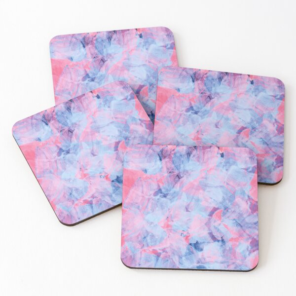 Item preview, Pink Blue Abstract Brush Strokes Design designed and sold by NdesignTrend.