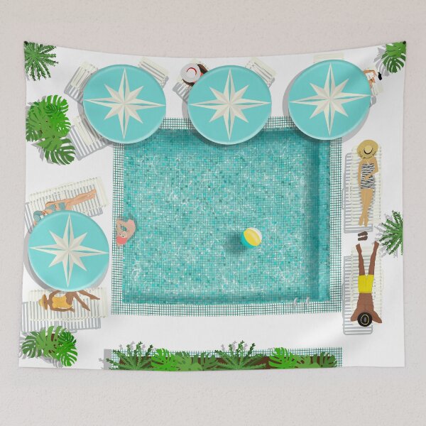 Item preview, Aqua Mod Motel Pool designed and sold by jenbucheli.