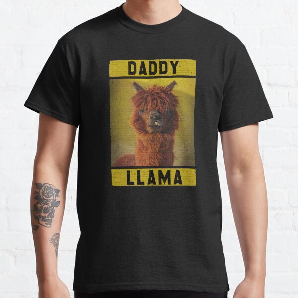 daddy llama shirt