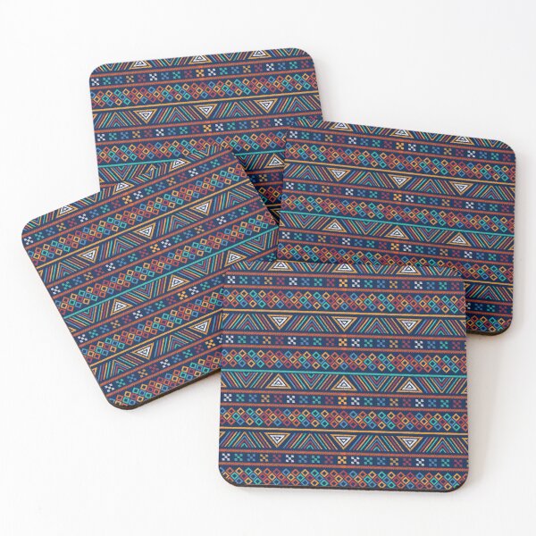 Item preview, Tribal Coloured Fabric designed and sold by TheHotIgloo.