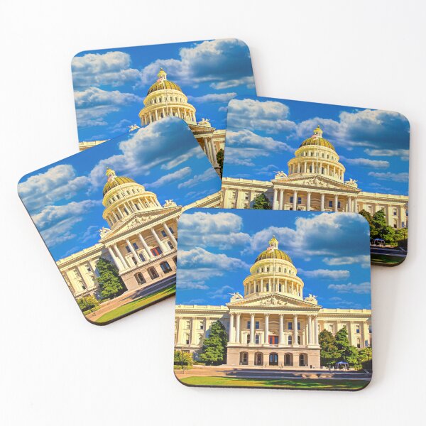 Item preview, California State Capitol in Sacramento - digital painting designed and sold by NickoPrints.