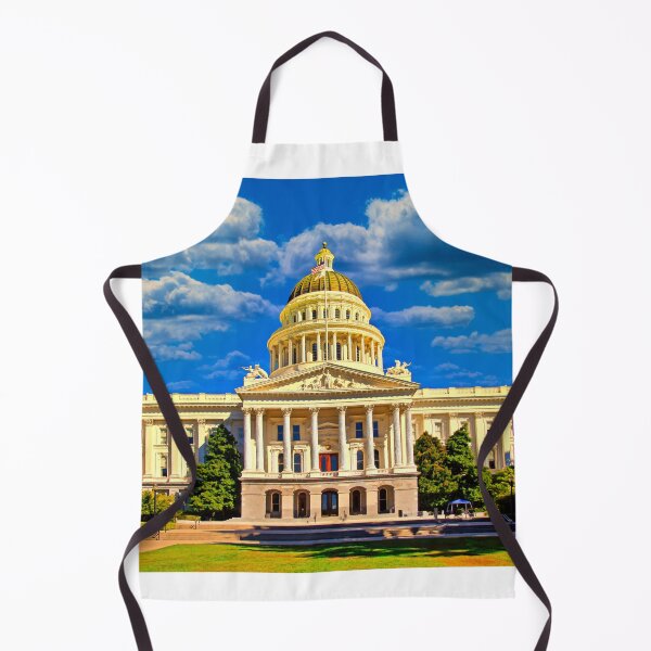 Item preview, California State Capitol in Sacramento - digital painting designed and sold by NickoPrints.