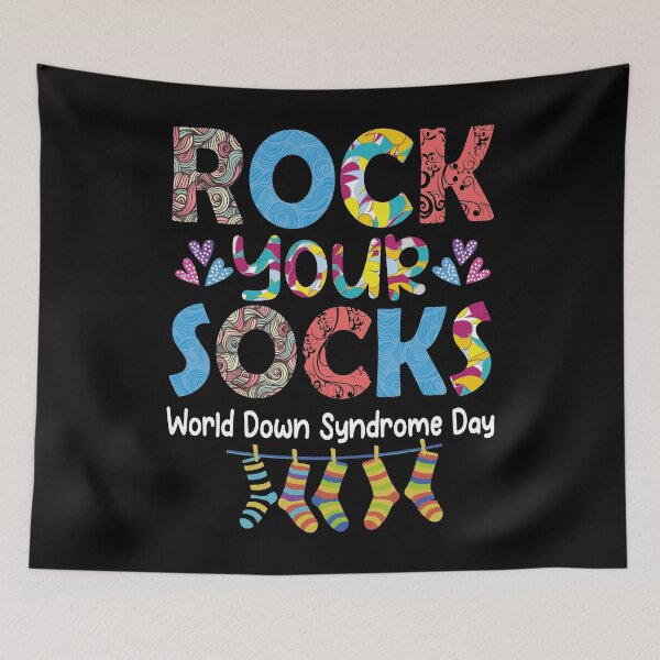 Item preview, World Down Syndrome Day Rock Your Socks Awareness designed and sold by Heddar Badreddine.
