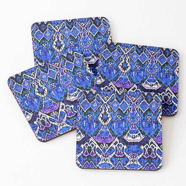 Aperçu de l'œuvre Motifs d'ornements orientaux dessins ikat, ikat ouzbek créée et vendue par LeFabriqueOuz.