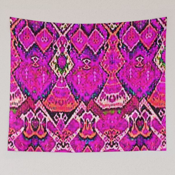Item preview, Oriental ornaments patterns ikat designs, ikat uzbek designed and sold by LeFabriqueOuz.