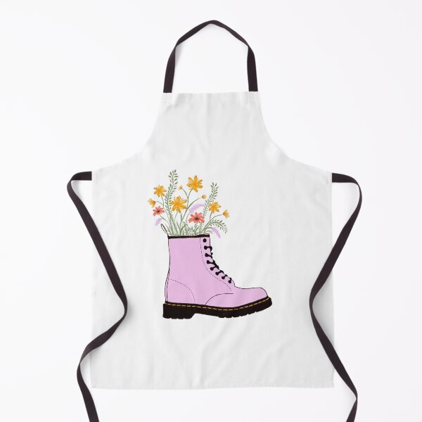 Item preview, Lilac Doc Martens with flowers designed and sold by Hinke van Gorsel.