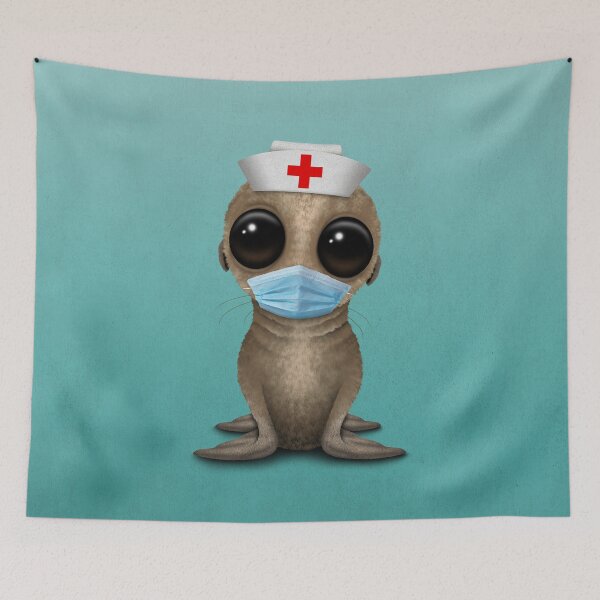 Item preview, Cute Baby Sea Lion Nurse designed and sold by JeffBartels.