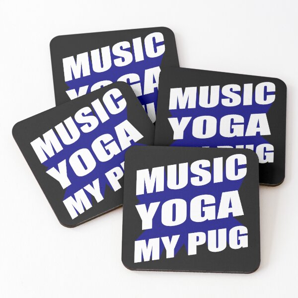 Item preview, Music Yoga And My Pug designed and sold by Pugstuff.