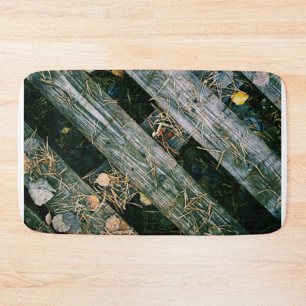 Item preview, Pine needles and yellow leaves on a old pallet designed and sold by riku05830.