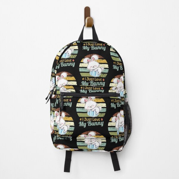 Item preview, I Just Love My Bunny Great Happy Easter Day Gift,Cutest Distressed Trendy Colorful Retro Vintage Sunset Love Watercolor Bunnies Art For Rabbit Lovers Womens And Mens designed and sold by pedrored369.