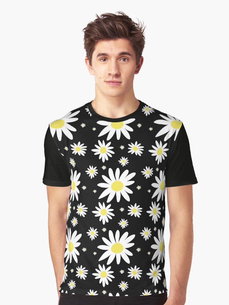 black daisy t shirt