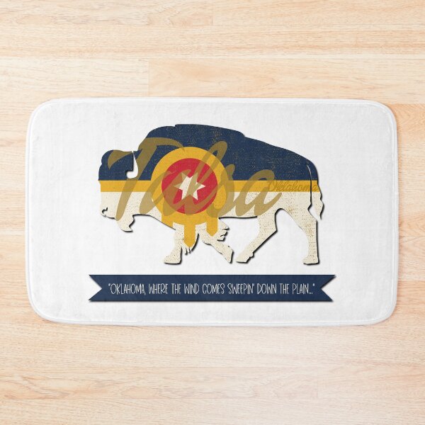 Item preview, Oklahoma Buffalo-Tulsa, OK  with banner. Graphic Art designed and sold by conklinephotos.