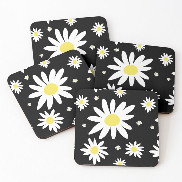 Item preview, Daisy - Black Background designed and sold by kmarins-art.