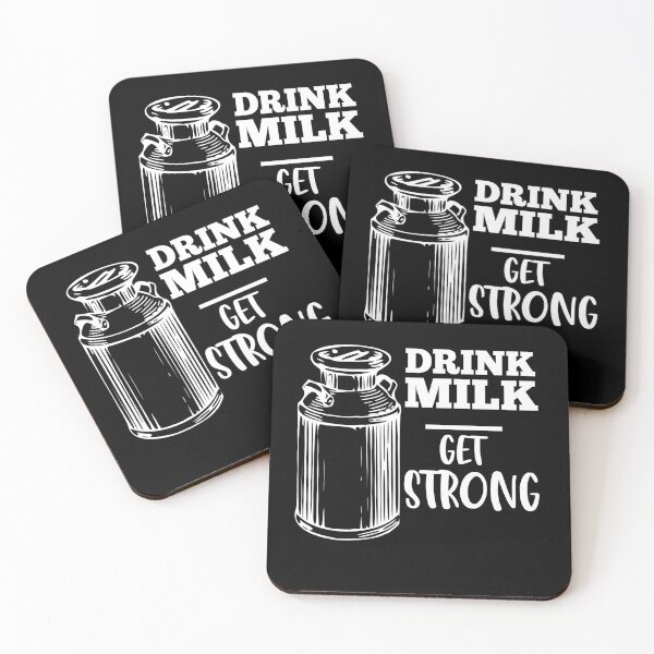 Item preview, Drink milk and get strong designed and sold by VitoTDesign.
