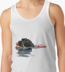 Camiseta de tirantes Perro de agua portugués recuperando una línea de flotación