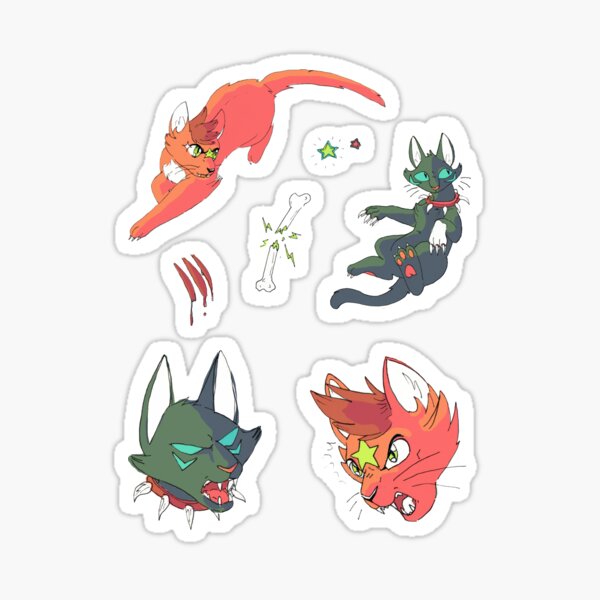 Bones Shatter Sticker Set Sticker