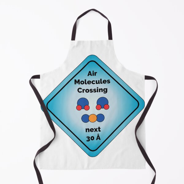 Item preview, "Air Molecules Crossing next 30 Å" Angstrom | Air molecules cross this path Warning sign designed and sold by sopfanna.