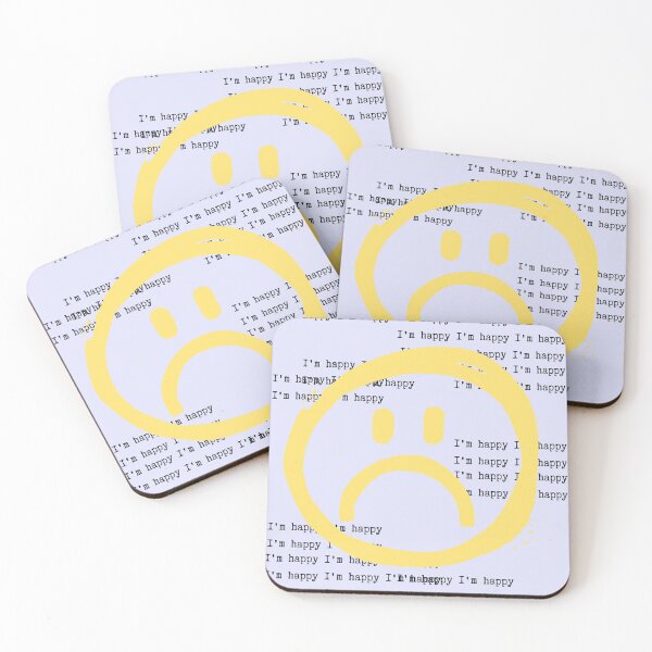 Item preview, I'm Happy Sad Face Print  designed and sold by ivyandstone.