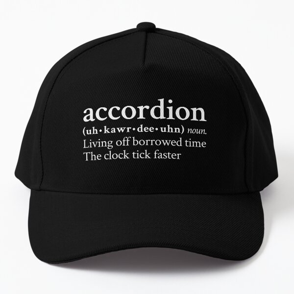 Akkordeon lebt von geliehener Zeit von MF DOOM Baseball Cap