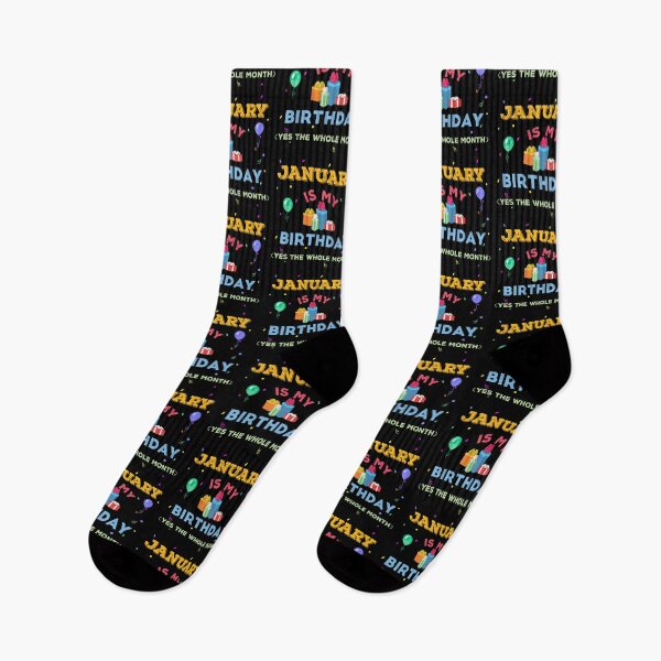 Item preview, January is my birthday yes the whole month, birthday outfit, family birthday, bday idea, birthday humor, January birthday quotes designed and sold by SGS-.