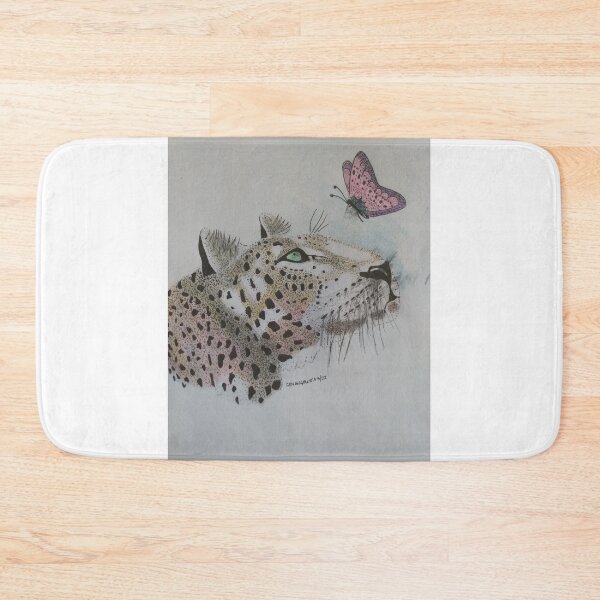 Item preview, Leopard and Butterfly (hand drawn) designed and sold by Woowee808.
