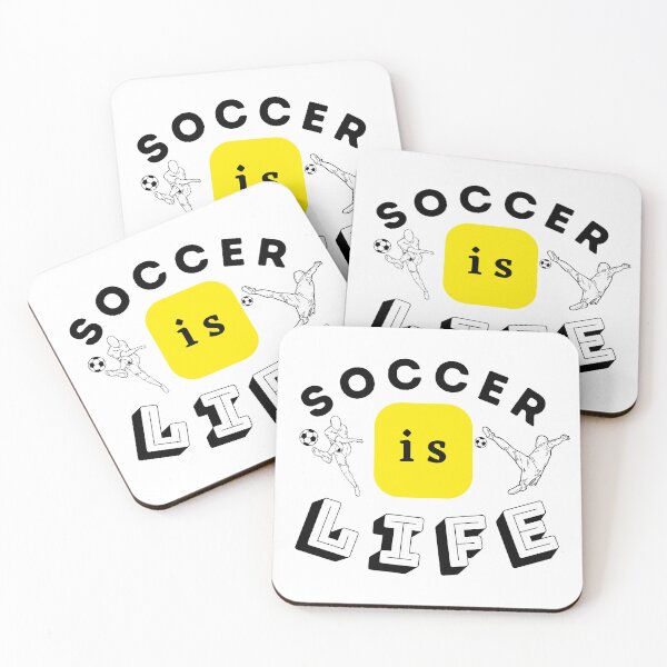 Item preview, Soccer is life. designed and sold by Design Vibes.