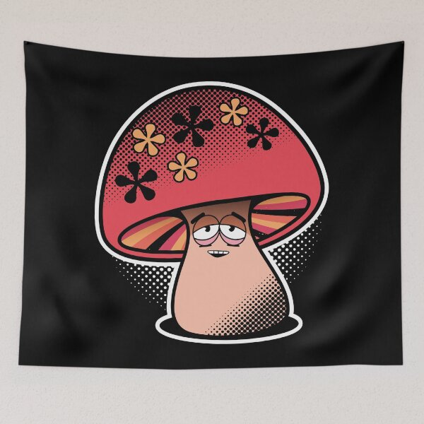Item preview, vintage merry mushroom designed and sold by retrippy.