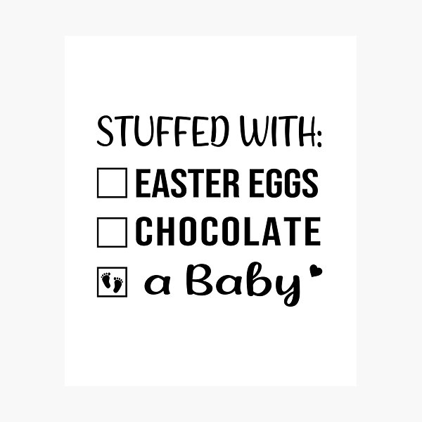 Item preview, easter pregnancy announcement, Easter Baby, baby announcement for couples, Pregnant  funny sarcastic Rude Offensive saying, designed and sold by joygift369.