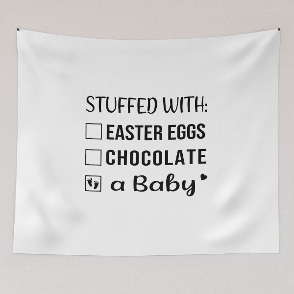 Item preview, easter pregnancy announcement, Easter Baby, baby announcement for couples, Pregnant  funny sarcastic Rude Offensive saying, designed and sold by joygift369.