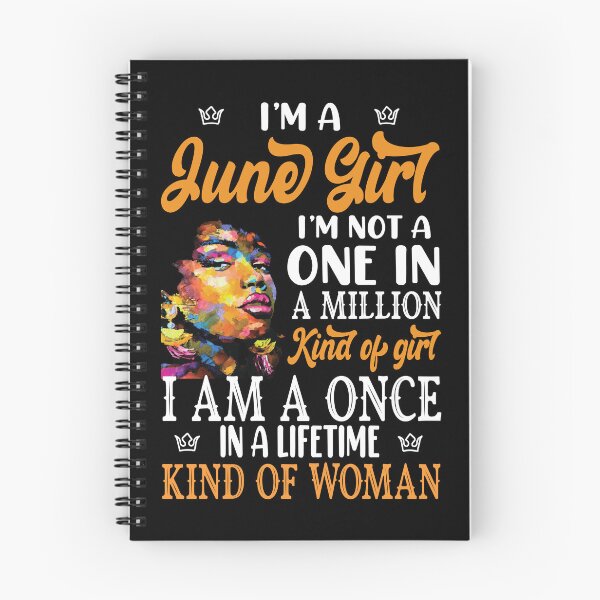 Item preview, I'm A June  birthday gifts Girl Black Women, Queen, kind of Woman, Virgo Libra designed and sold by FARESS-GENTLE.