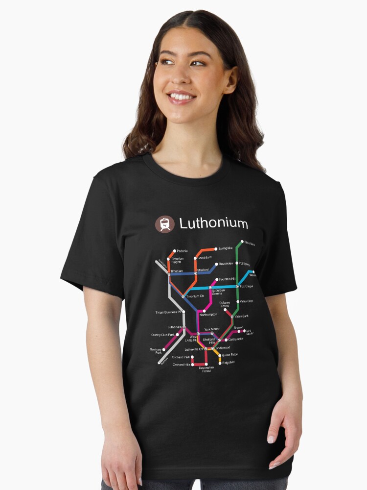 Thumbnail 2 of 7, Essential T-Shirt, Luthonium (white) designed and sold by arrtworks.