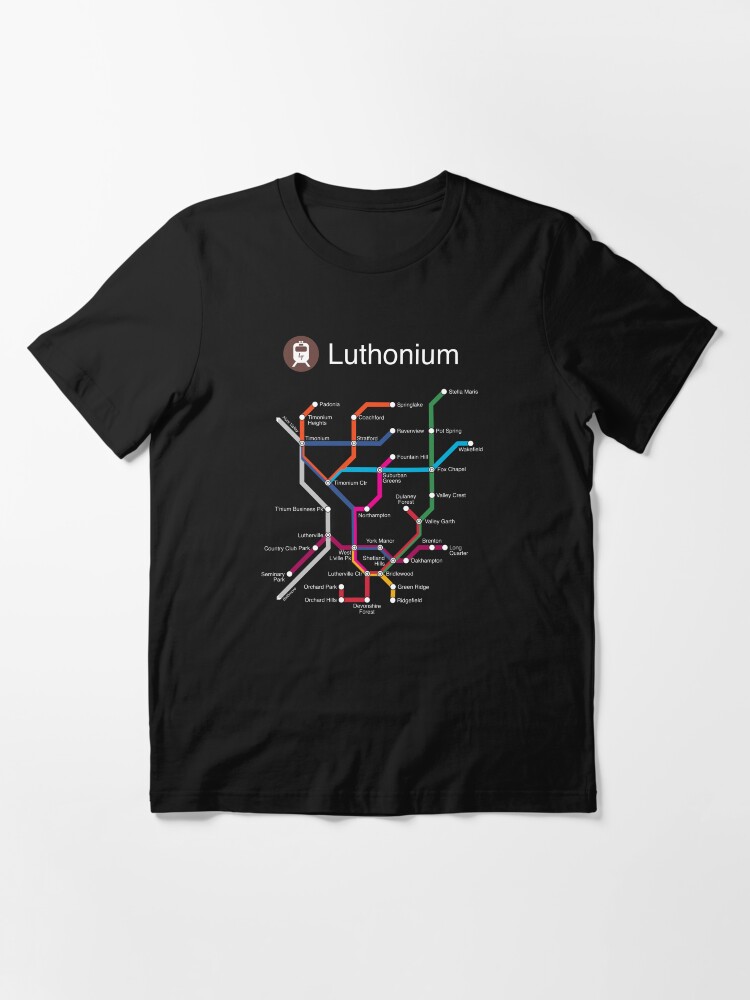Thumbnail 3 of 7, Essential T-Shirt, Luthonium (white) designed and sold by arrtworks.