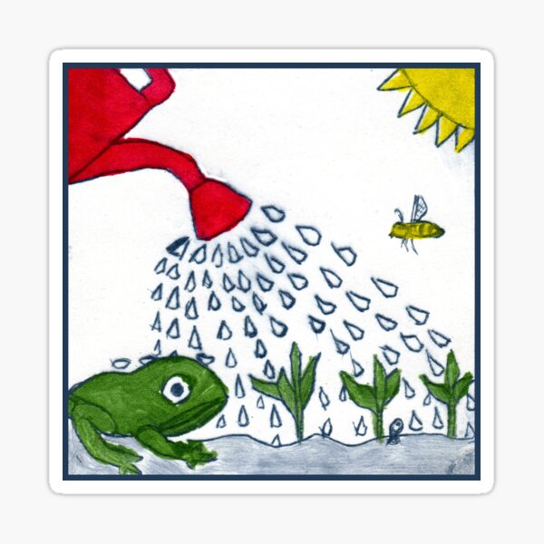 Robyn Banks Australia Watering time Sticker