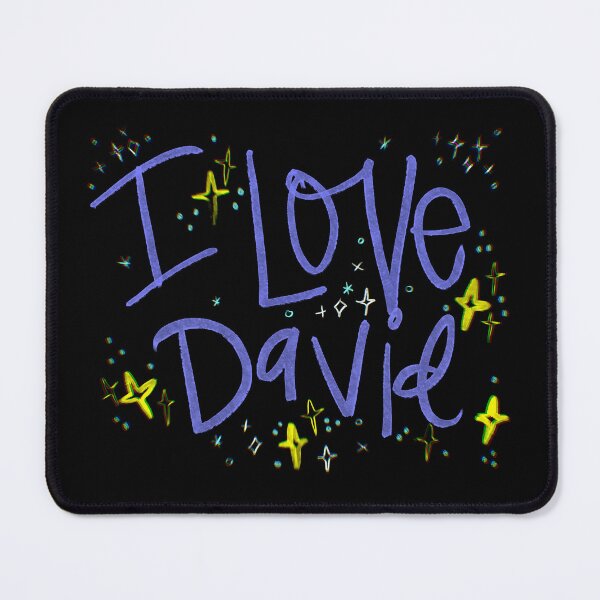 Item preview, I LOVE DAVID CUSTOM NAME PURPLE designed and sold by GIVENGRACE.ART.