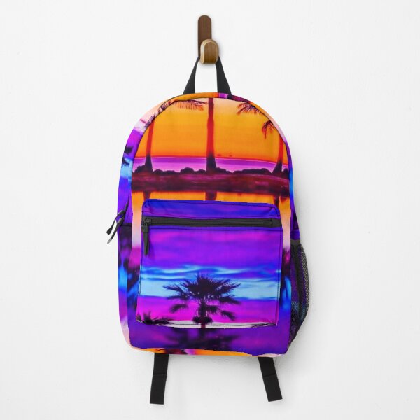 Item preview, Colorful sunset-palm trees designed and sold by Teo13.