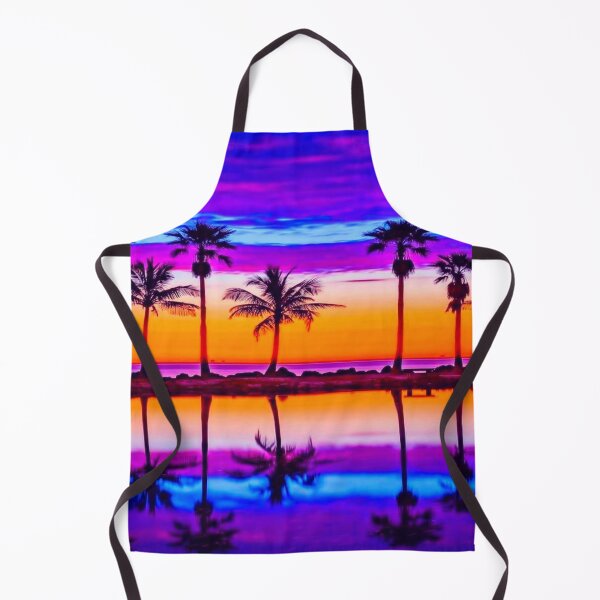 Item preview, Colorful sunset-palm trees designed and sold by Teo13.